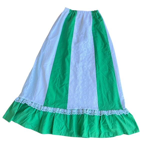 Tumbleweeds Western Lace Maxi Skirt Sz Approx 2-4 (No size tag see measurements) - Picture 2 of 4